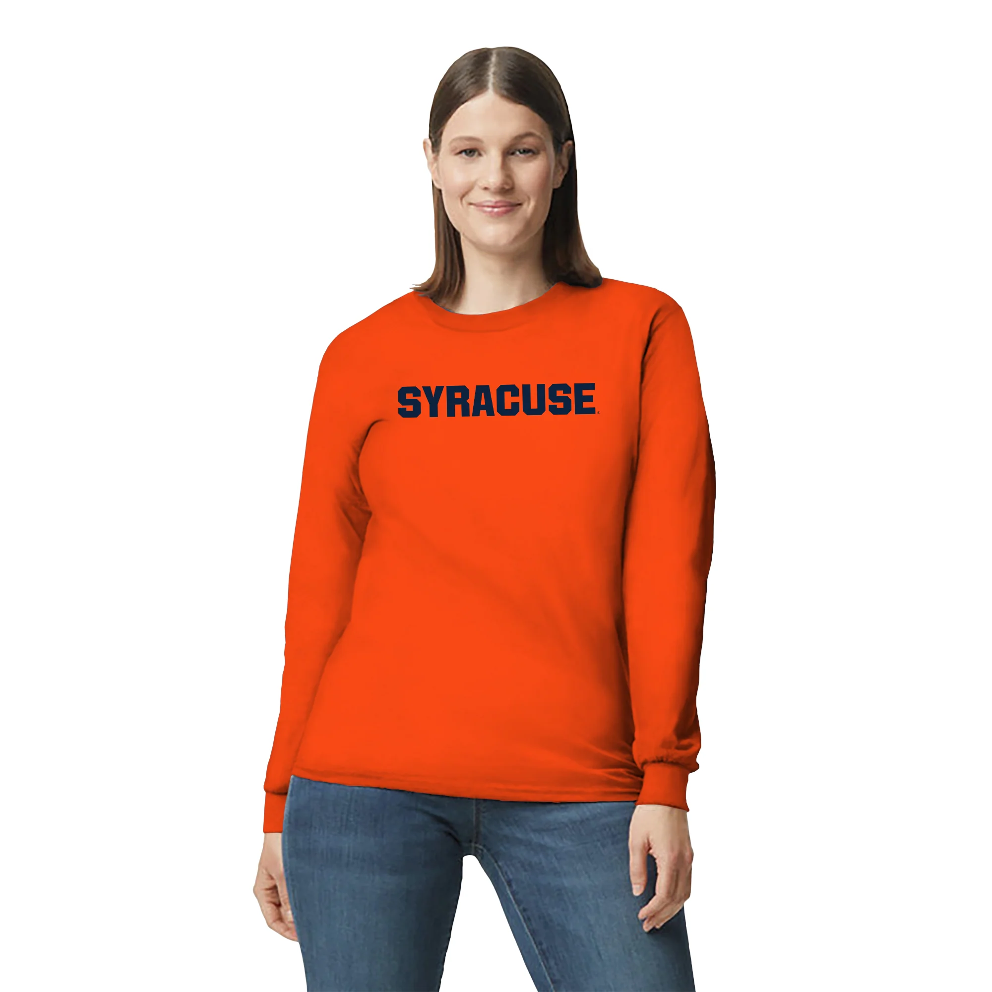 Syracuse Oranges Basic Block Long Sleeve - Orange - Image 4