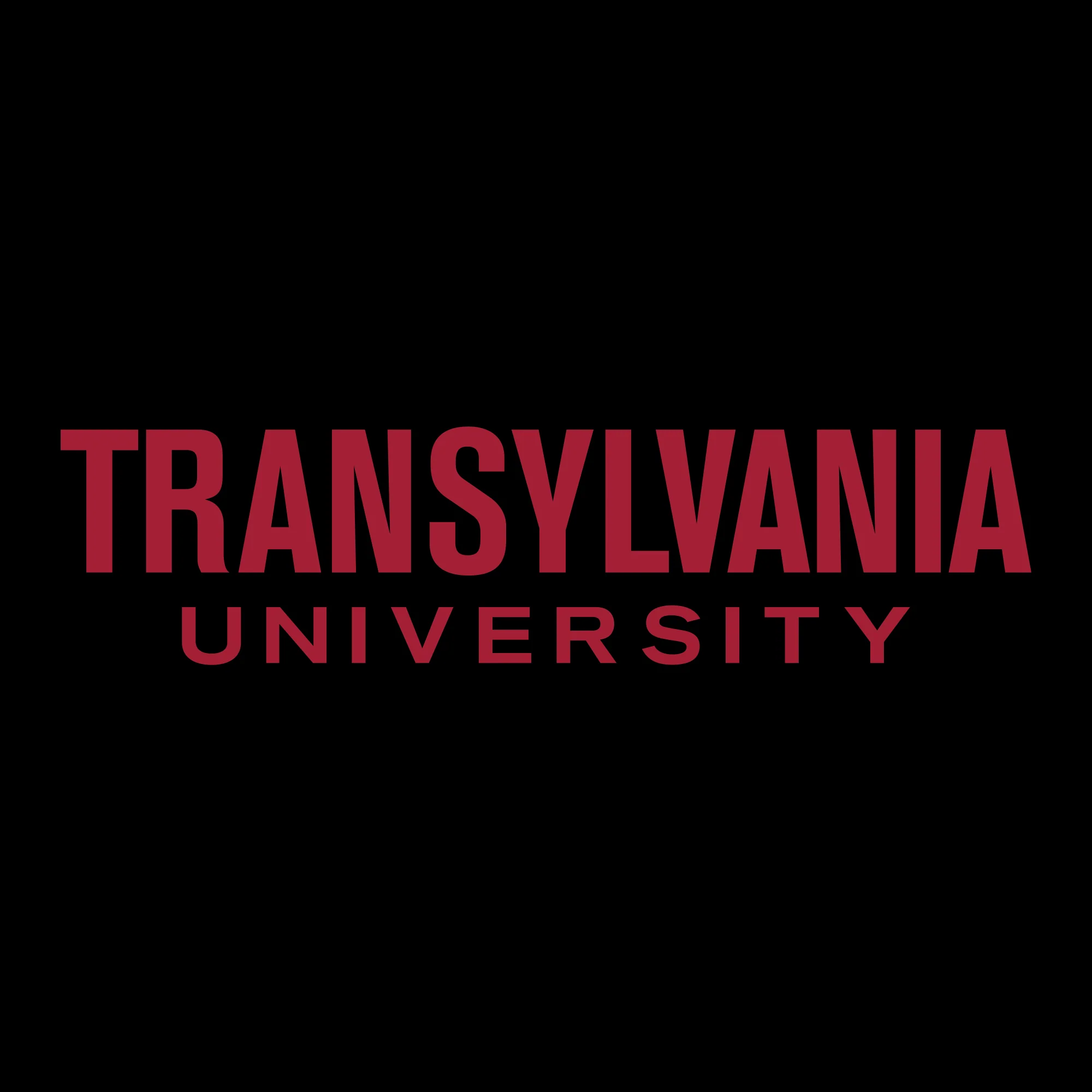 Transylvania University Pioneers Basic Block Long Sleeve T Shirt - Black - Image 2