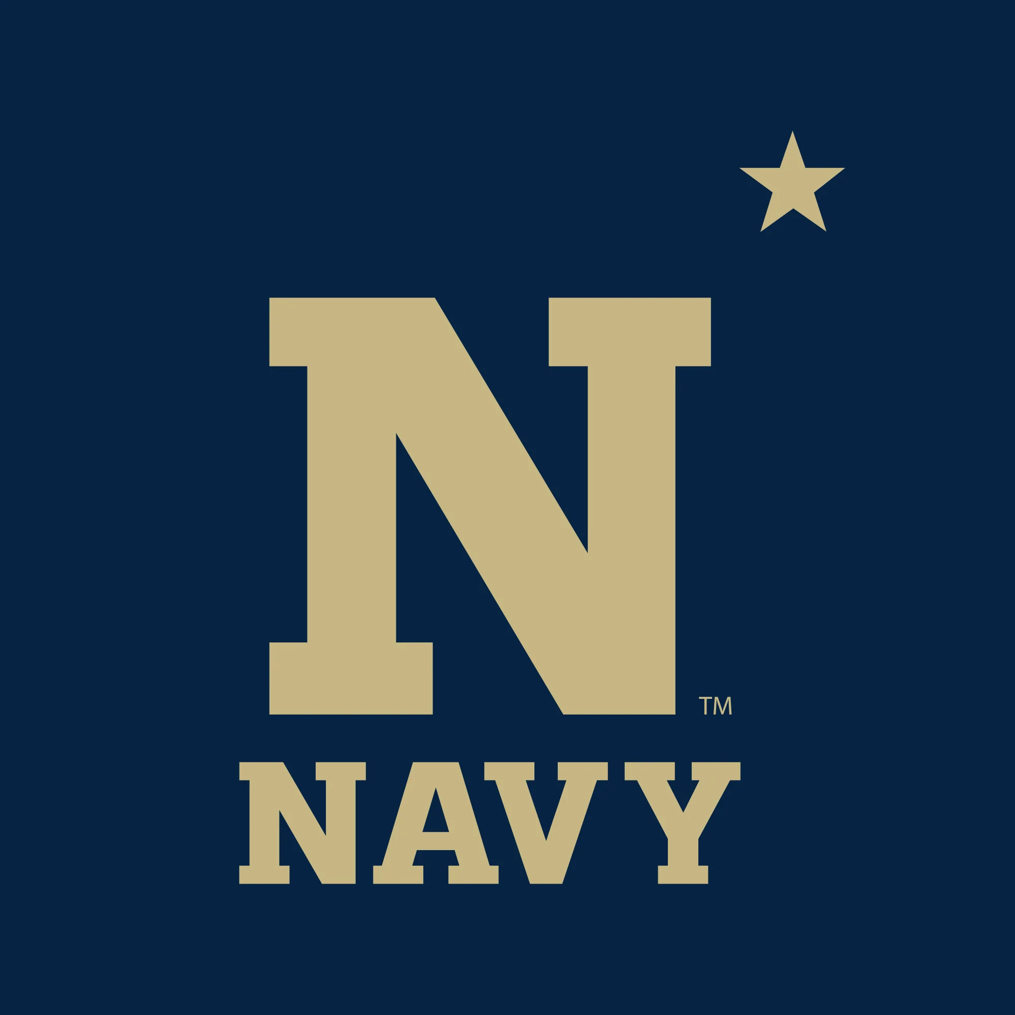 United States Naval Academy Midshipmen Front Back Print Heavy Blend Hoodie - Navy - Image 4