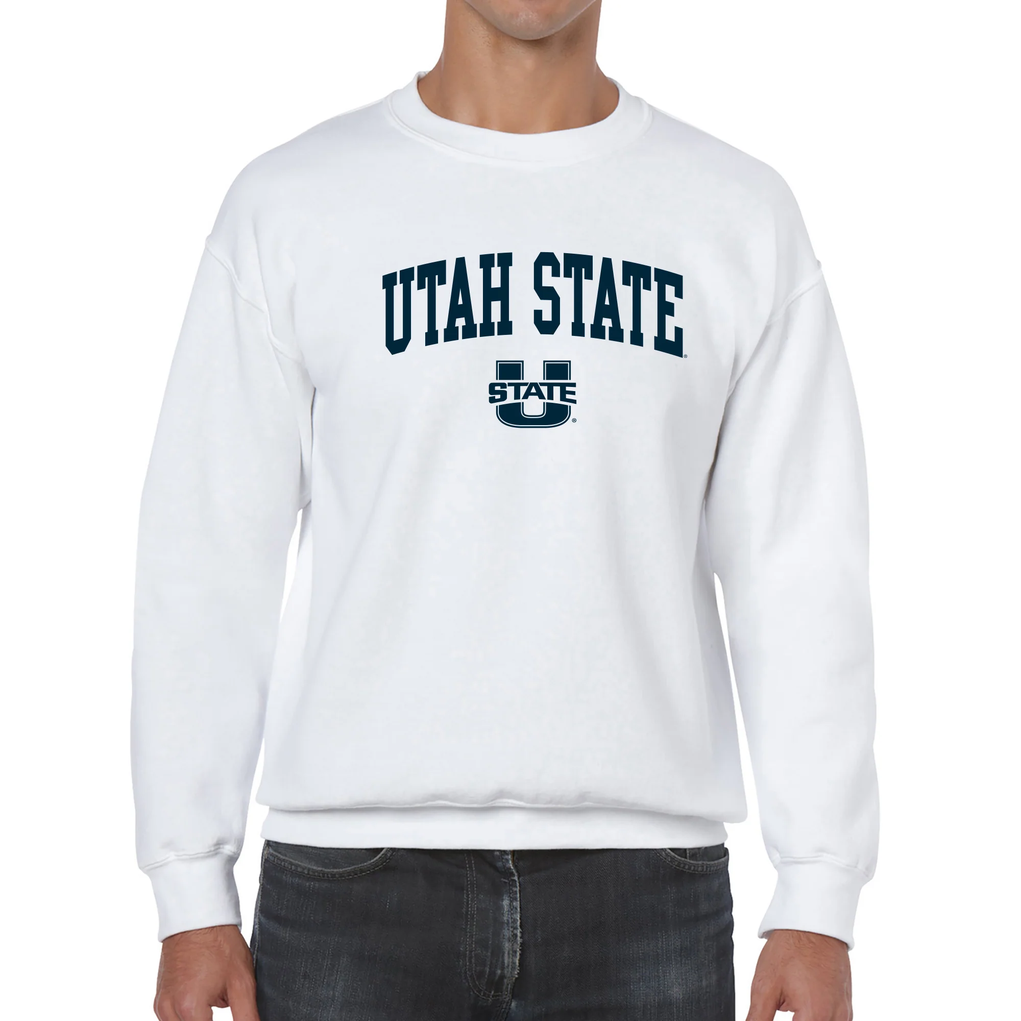 Utah State Aggies Arch Logo Crewneck - Image 7