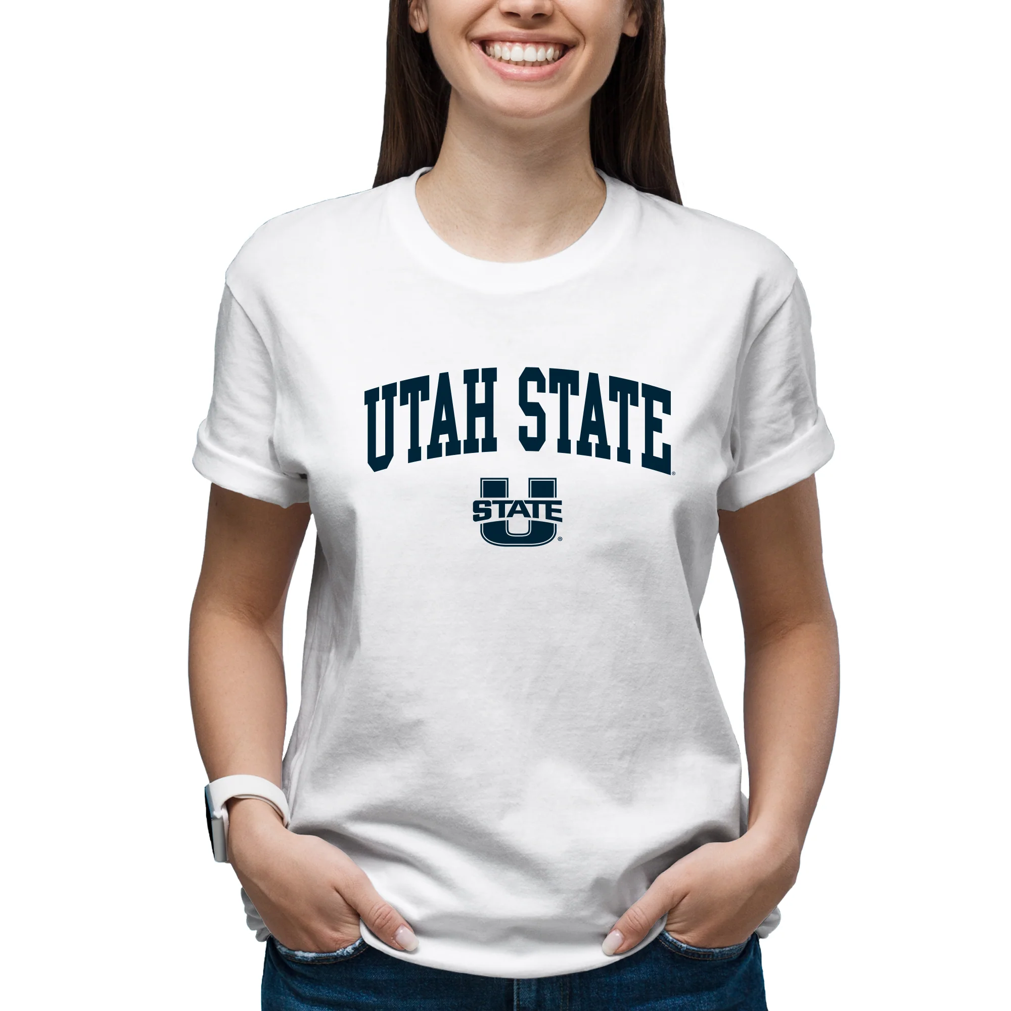 Utah State Aggies Arch Logo T-Shirt - Image 12