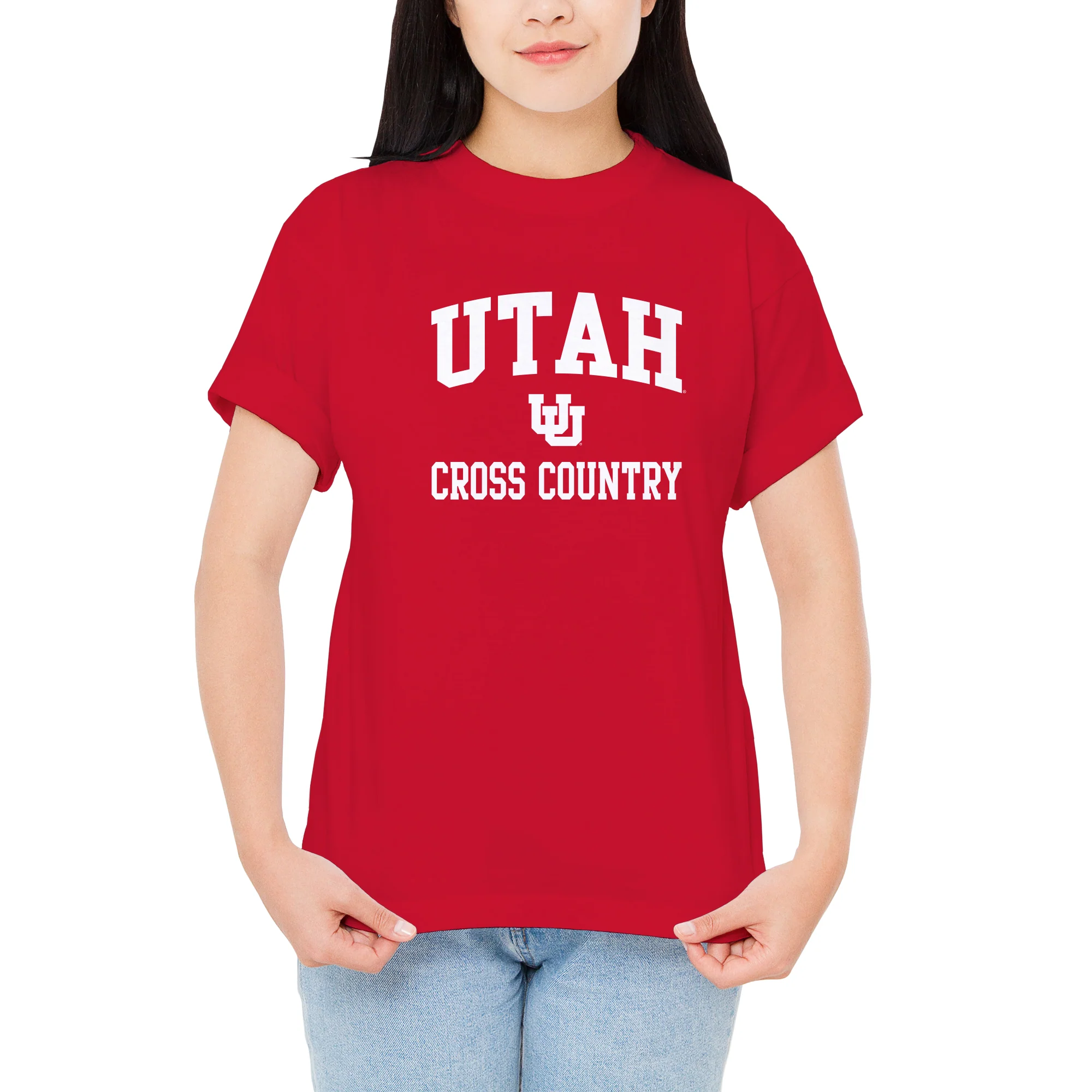 Utah Utes Arch Logo Cross Country T-Shirt - Red - Image 4