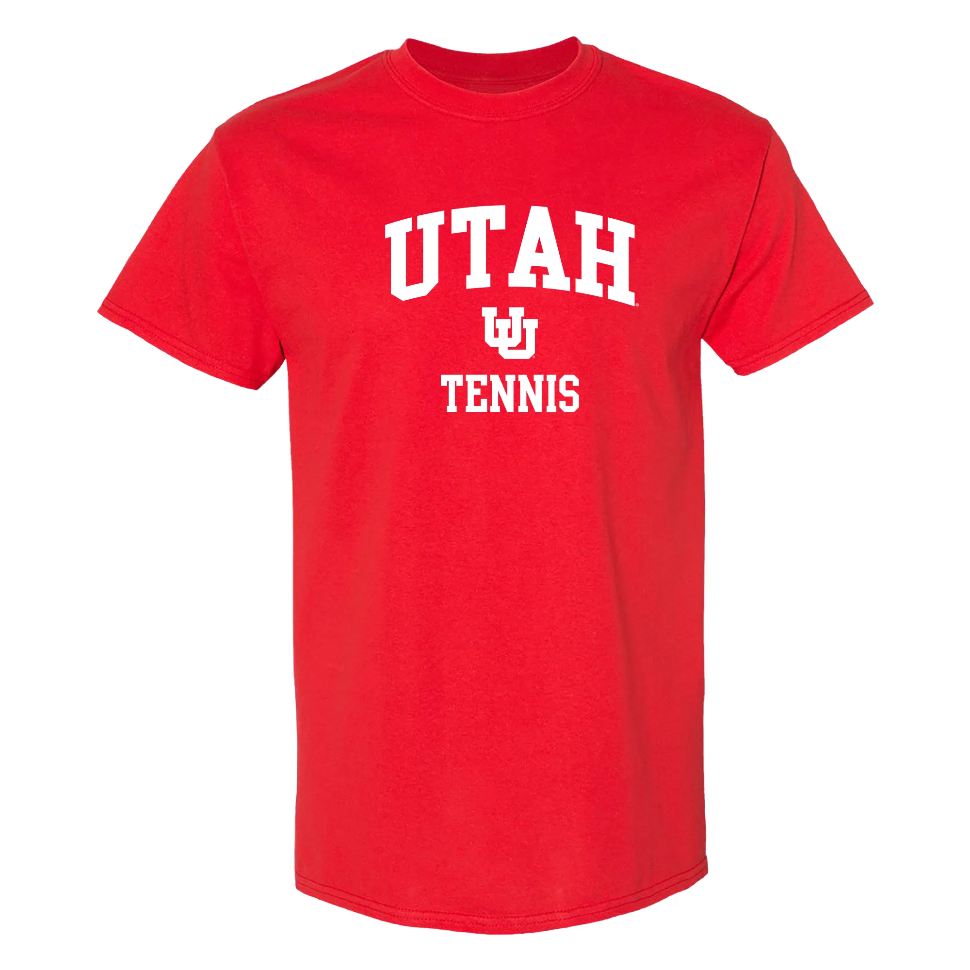 Utah Utes Arch Logo Tennis T-Shirt - Red