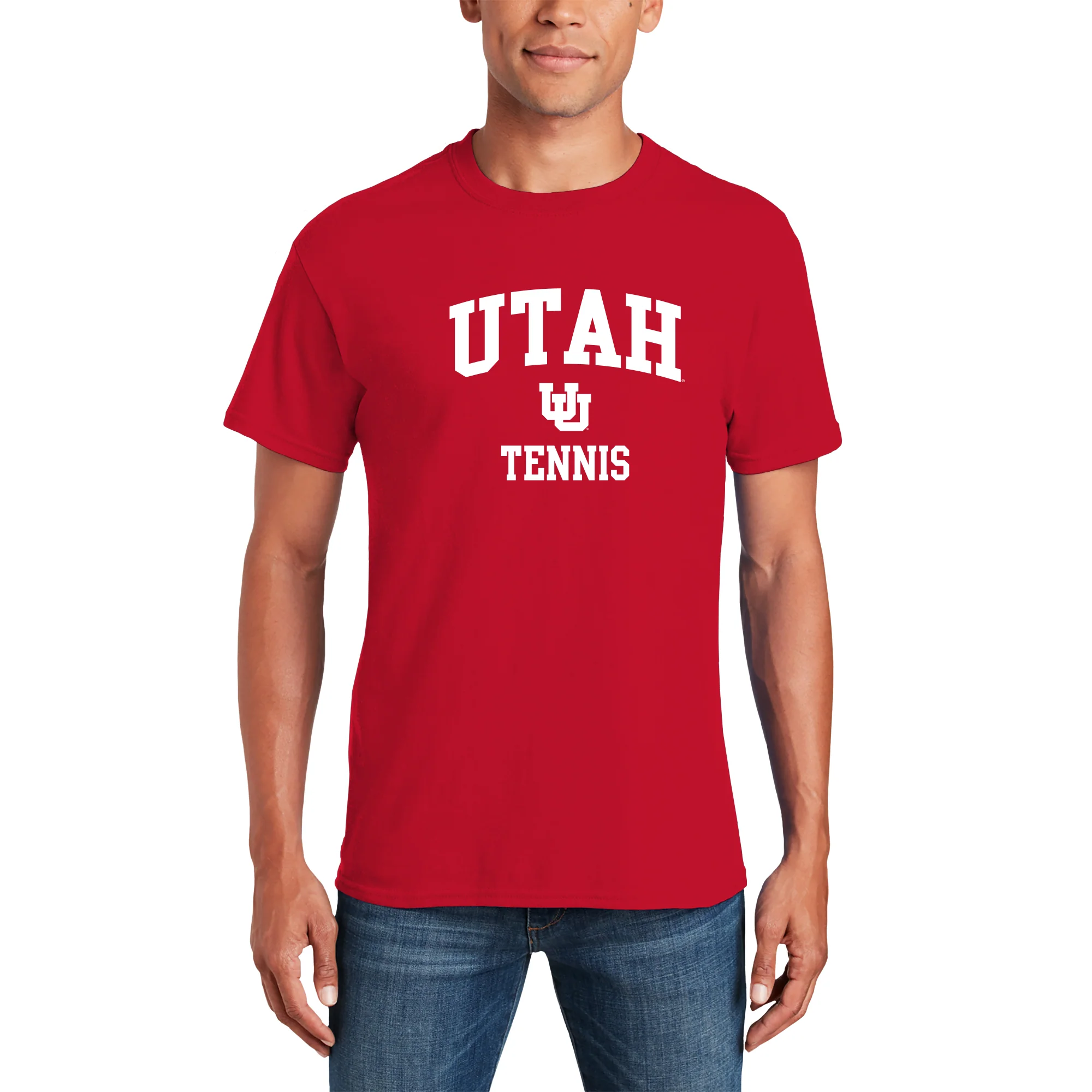Utah Utes Arch Logo Tennis T-Shirt - Red - Image 3
