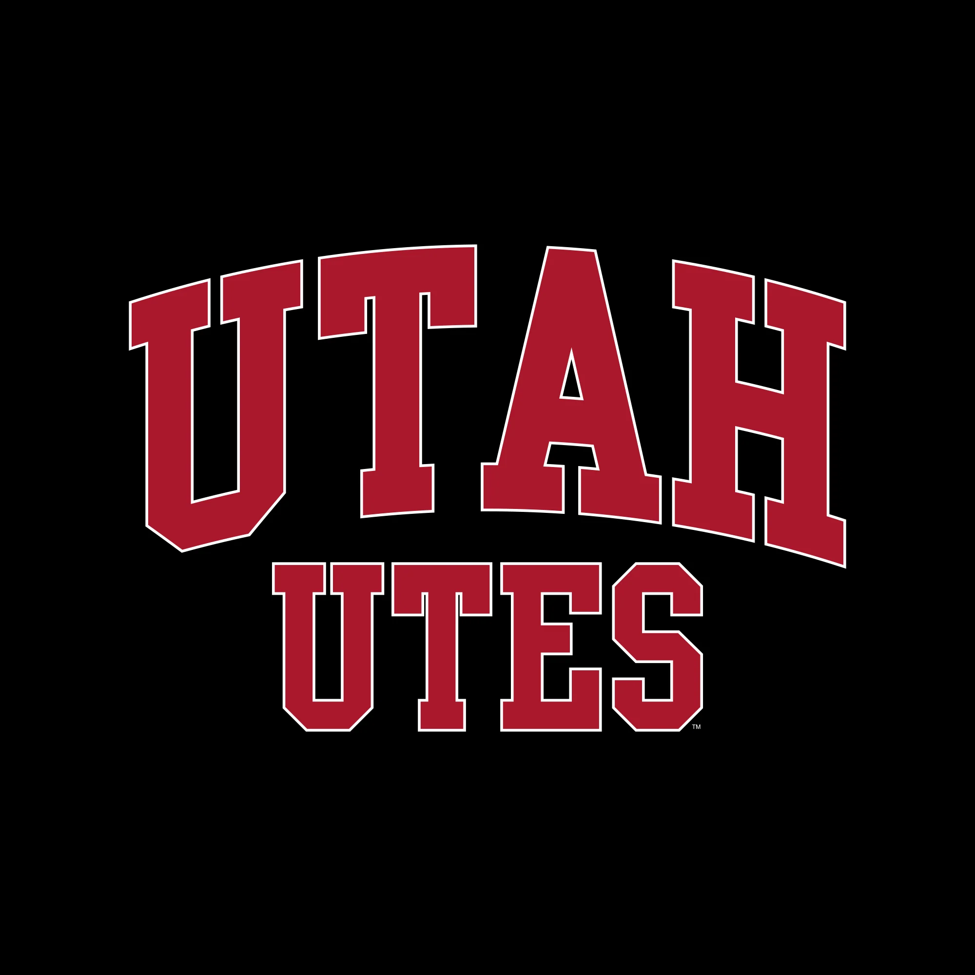 Utah Utes Front Back Print Hoodie - Black - Image 2