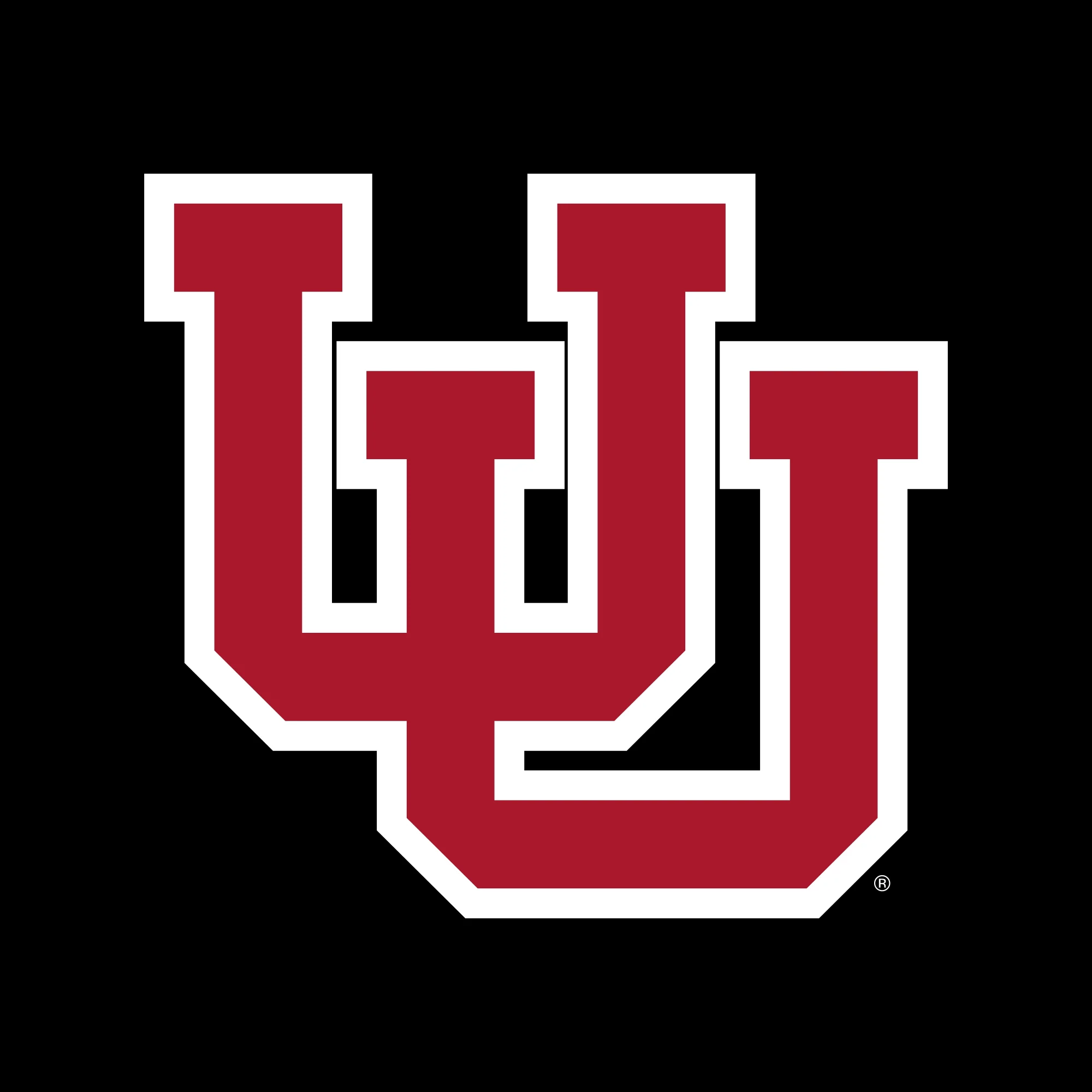 Utah Utes Front Back Print Hoodie - Black - Image 4