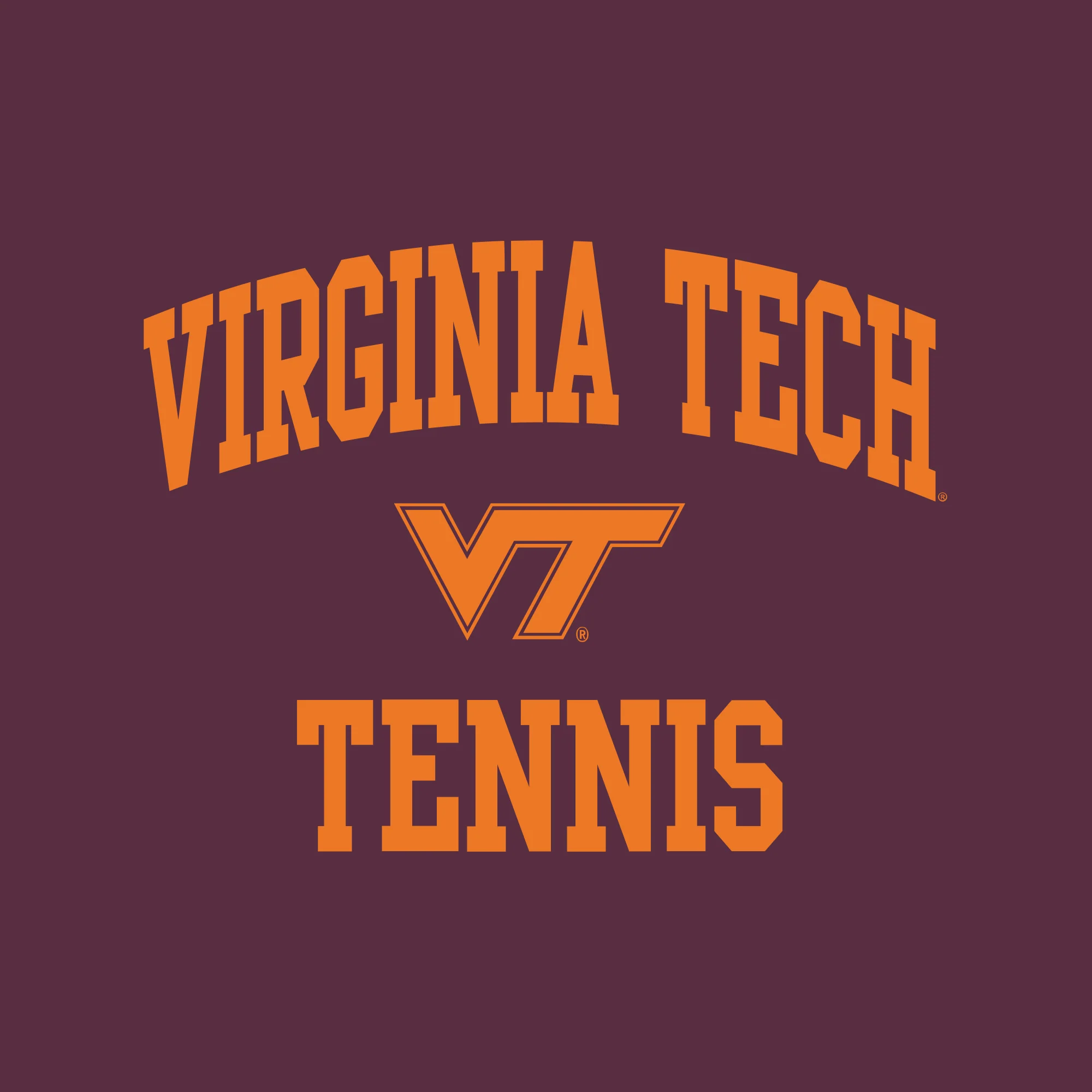 Virginia Tech Arch Logo Tennis Hoodie - Maroon - Image 2