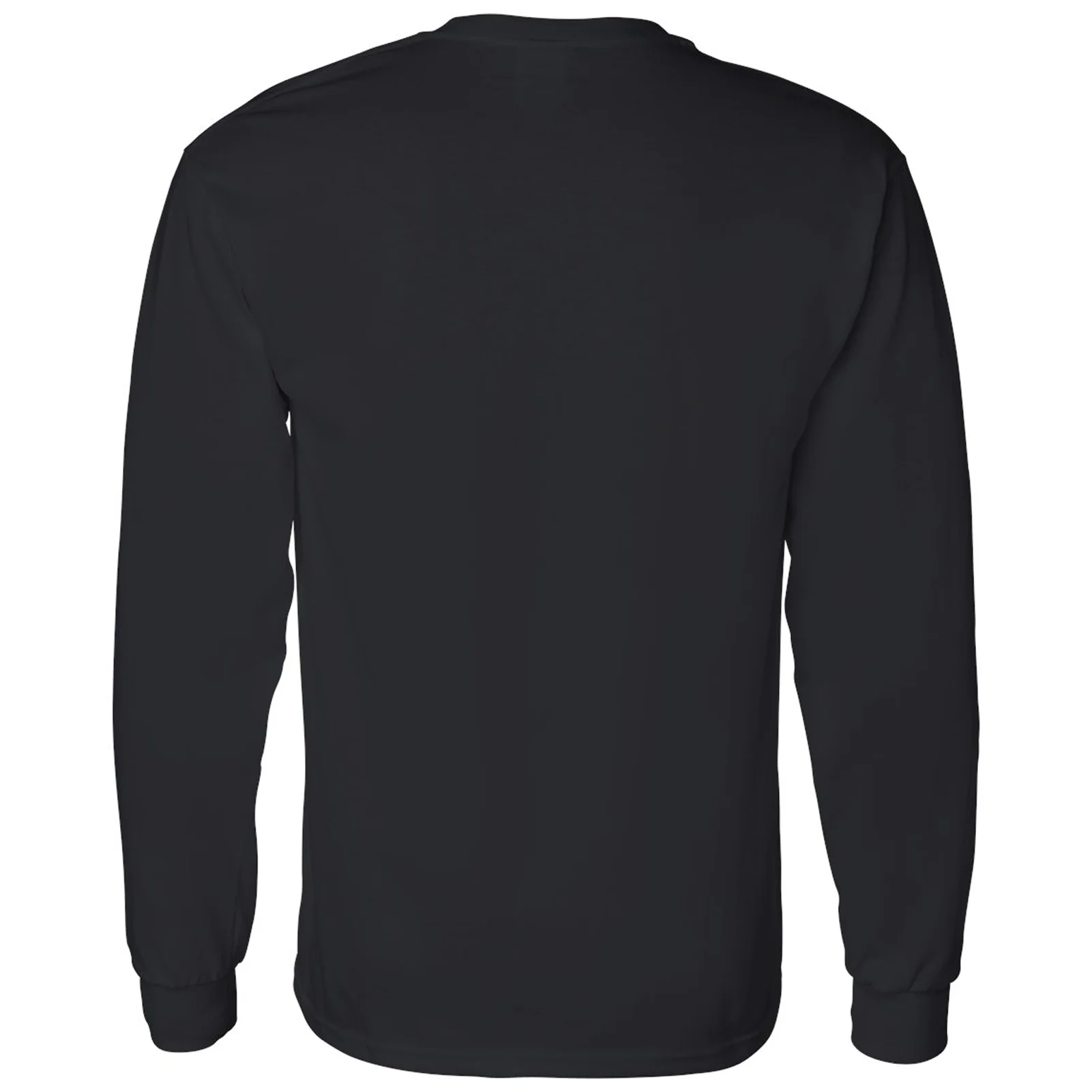Wofford College Terriers Basic Block Long Sleeve T Shirt - Black - Image 3