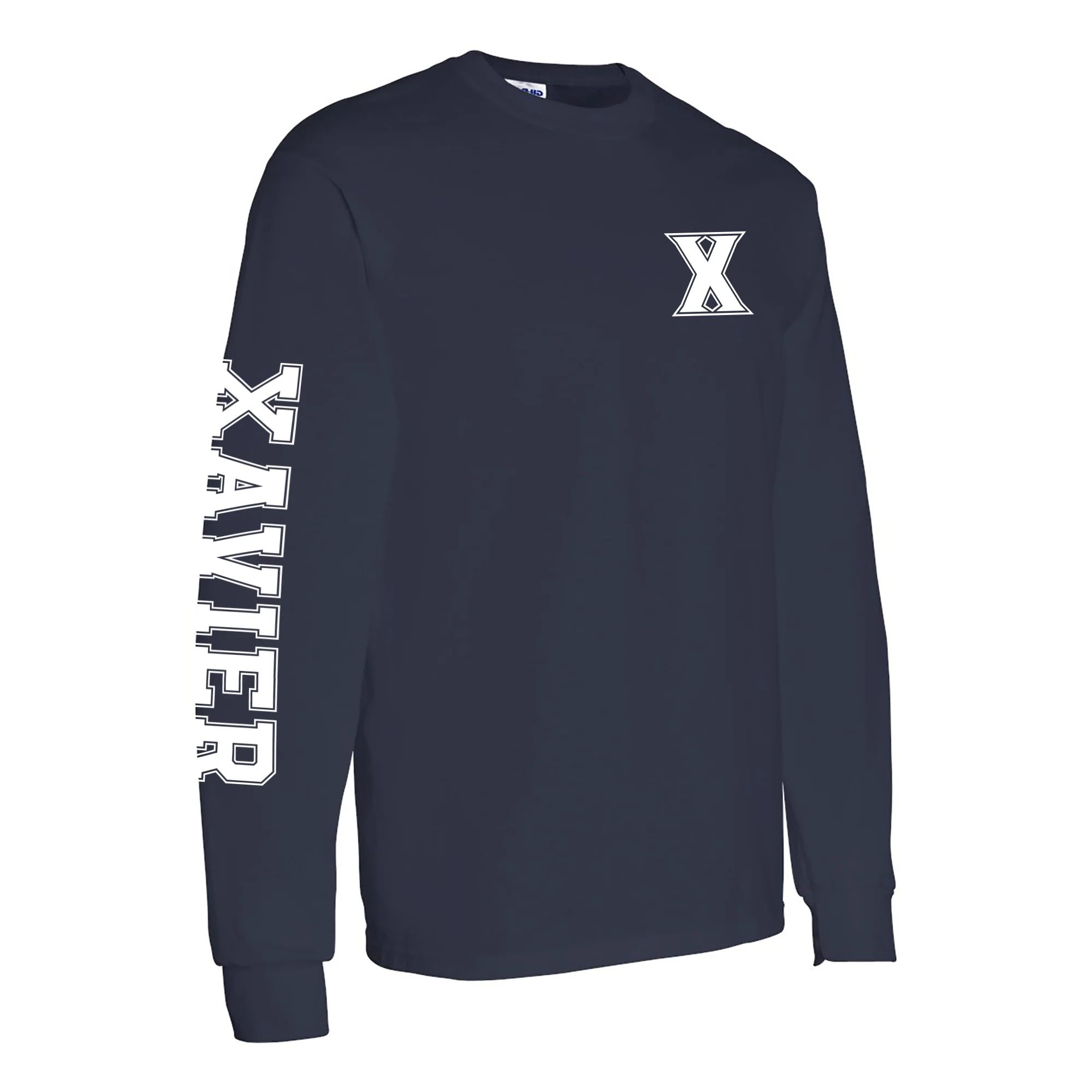 Xavier Double Sleeve Long Sleeve - Navy - Image 3